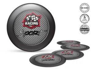 Etiqueta Bombada Logo Horizonte Racing Marca